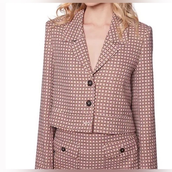 Lost + Wander NWT Cropped Blazer L Multicolor - Picture 1 of 5